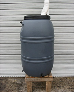 upcycle rain barrel